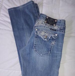 Miss Me Bootcut Lace Jeans